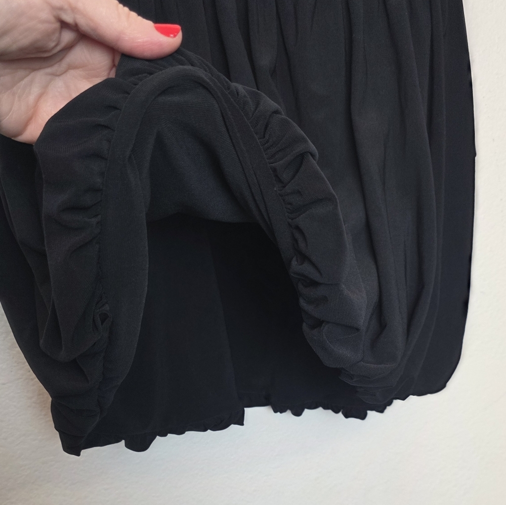 🚨NEW MAGICSUIT Bubbles Gathered Tankini Swim Top In Black Modest Size 16 - Picture 3 of 10